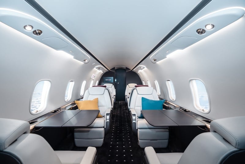 challenger 350 interior