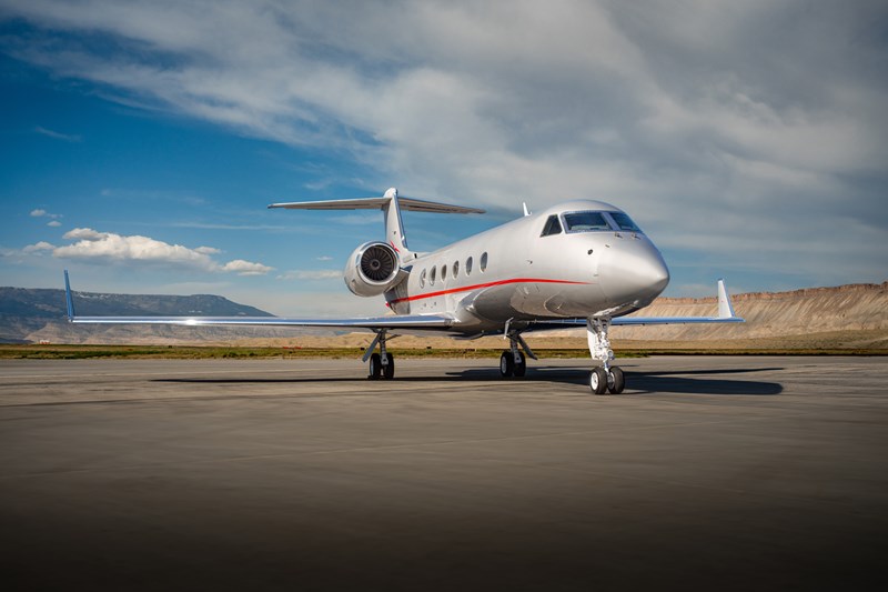 G450 on tarmac